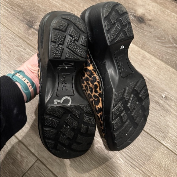 b.o.c. Women's Peggy Clog Leopard faux fur - Picture 7 of 8